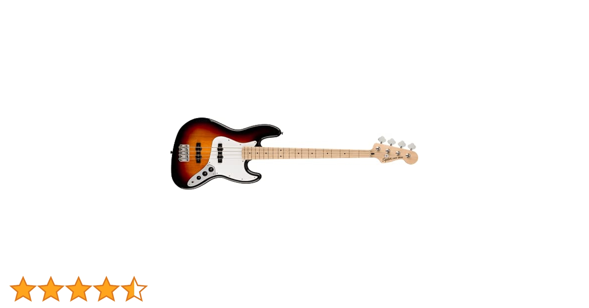 Squier Affinity Series Jazz Bass, 3-Color Sunburst, Maple